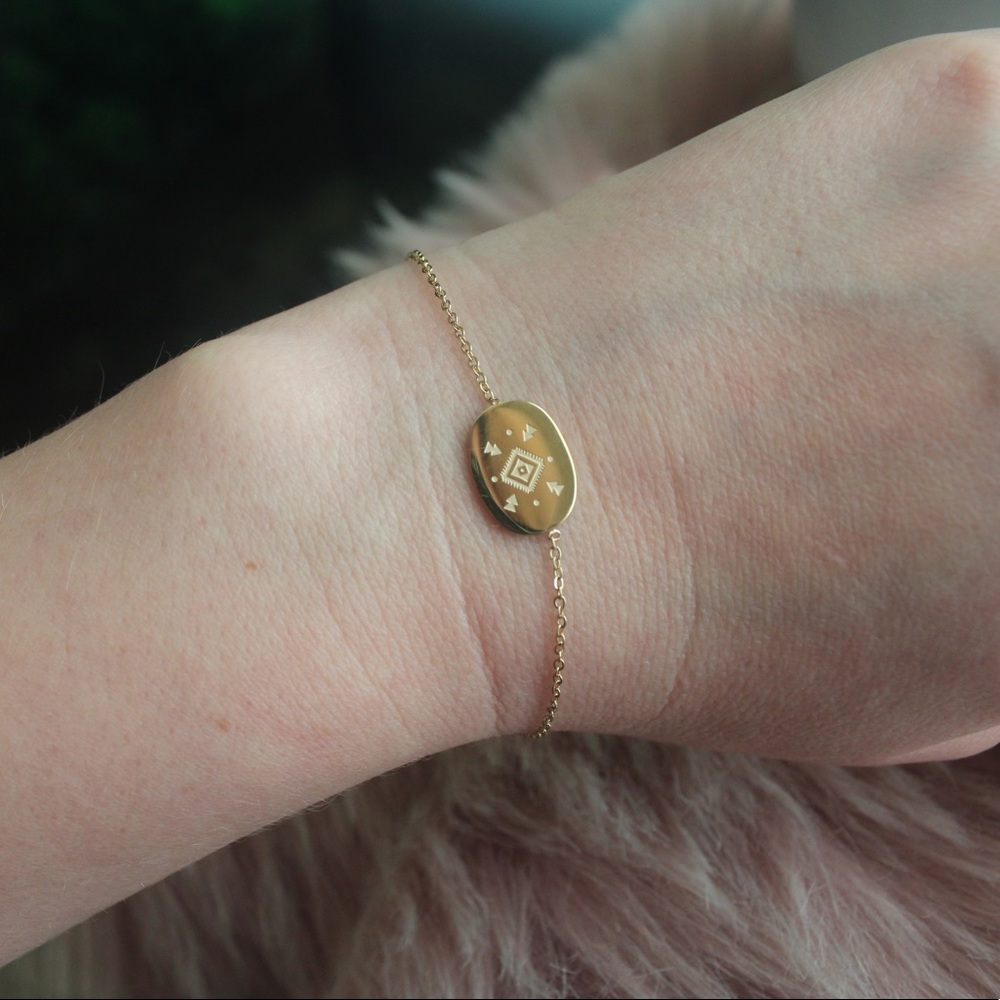 14k Gold Plated Minimalist Bracelet
